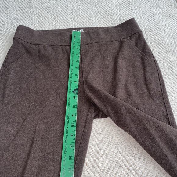 Duluth Trading NoGA Natural Relaxed Leg Pant Women Medium Brown Pull On Stretch - Picture 4 of 8